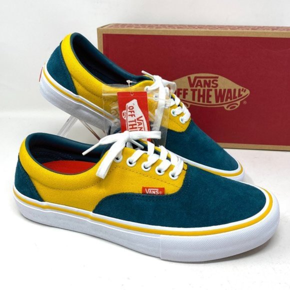 💖MEGA SALE💖VANS Era Pro Prime Atlantic Shoes Women’s Gold Suede VN0A347L0V1 - Picture 1 of 10